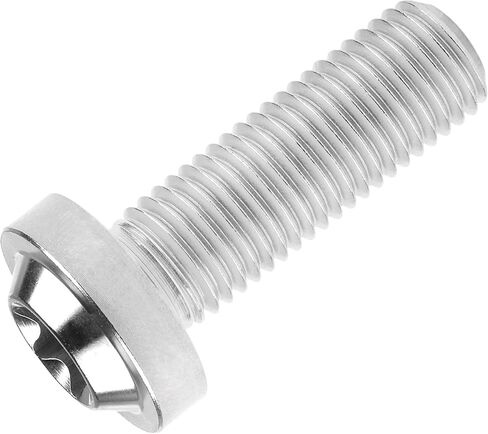 Titanium M10 10 15 20 25 30 35 40 45 50 55 60 mm Torx Head Bolt Screw Pack of 4 (M10x10mm Pitch 1.25mm, Black) in Kuwait