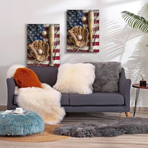 YOUSHIHA American Flag Baseball Diamond Painting Kits for Adults,DIY 5D LMType Diamond Art Full Drill for Adult,for Beginner Home Wall Decor Gift 12x18 Inch in Saudi Arabia