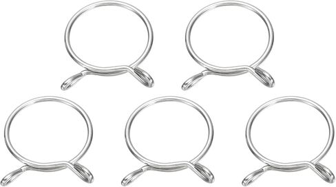 مقاطع خرطوم خط الوقود Uxcell ، 5pcs 75mm ID 81mm كحد أقصى. ID 304 أنابيب الماء أنابيب الماء أنابيب الماء أنابيب الماء المشابك لخراطيم لركوب الدراجات النارية ATV ، الفضة in Kuwait