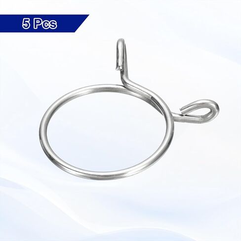 مقاطع خرطوم خط الوقود Uxcell ، 5pcs 75mm ID 81mm كحد أقصى. ID 304 أنابيب الماء أنابيب الماء أنابيب الماء أنابيب الماء المشابك لخراطيم لركوب الدراجات النارية ATV ، الفضة in Kuwait