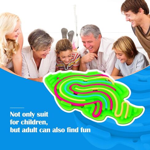 Silicone Sensory Activity Board, Fidget Board, Small, Green, Fish, All Ages, 18 ropes (red, yellow, blue), storage bag in Saudi Arabia