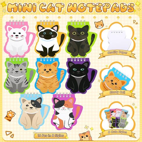 82 PCS Cat Decord Decorations Party Forms Bulk تشمل ملصقات Mini Spiral SPORAL SCREAM in Kuwait