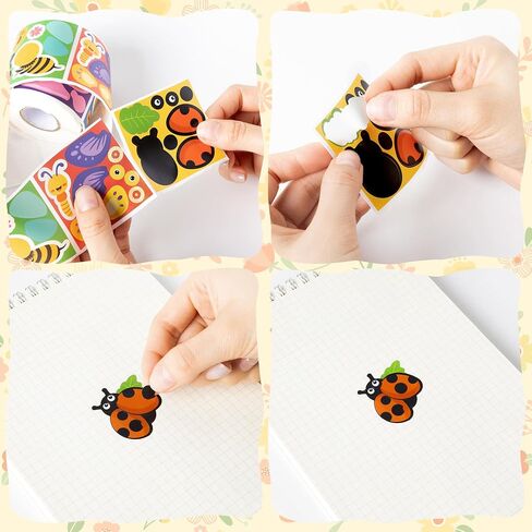 300Pcs Axolotl Make a Face Stickers Roll Cute Kawaii Cartoon Mexican Salamander Make Your Own Animal Stickers Mix and Match DIY Art Crafts Classroom Activity Game Birthday Party Favors Gift, 6 Designs in Saudi Arabia