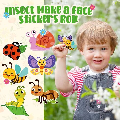300Pcs Axolotl Make a Face Stickers Roll Cute Kawaii Cartoon Mexican Salamander Make Your Own Animal Stickers Mix and Match DIY Art Crafts Classroom Activity Game Birthday Party Favors Gift, 6 Designs in Saudi Arabia