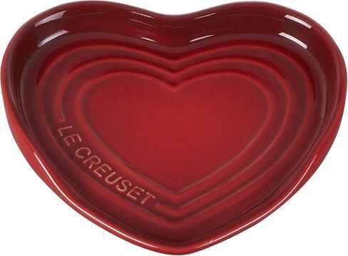 Le Creuset Stoneware Heart Shaped Spoon Rest, 5", White in Saudi Arabia
