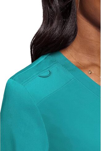 Med Couture Women's Scrub Set with V- Neck Scrub Top MC7448 and 2-Way Stretch Pants 7710, Navy - M Top/M Pant in Saudi Arabia