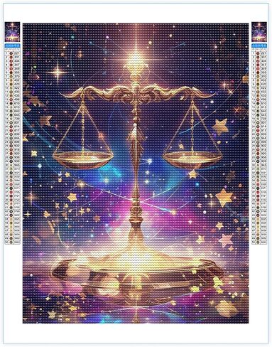 youshiha libra constellation kits diamond painting kits للبالغين. in Kuwait