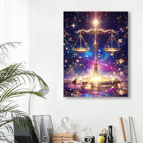 youshiha libra constellation kits diamond painting kits للبالغين. in Kuwait