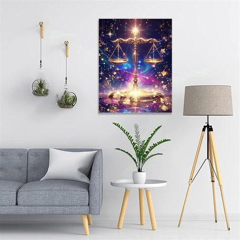 youshiha libra constellation kits diamond painting kits للبالغين. in Kuwait