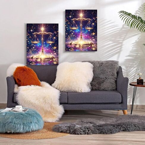 youshiha libra constellation kits diamond painting kits للبالغين. in Kuwait
