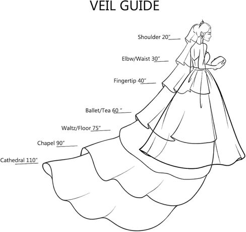 Long Wedding Bride Veil Pearl Chapel Length Veils For Women With Comb in Saudi Arabia