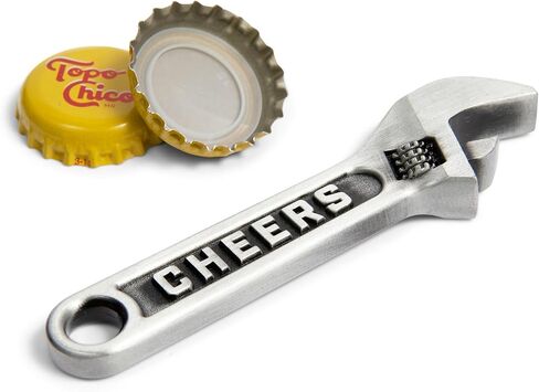 Novelty Shark Bottle Cap Opener- Zinc Alloy Keychain for Beer and Soda Bottles | Cool Jaws-Inspired Professional Key chain for Men & Women-Silver in Saudi Arabia