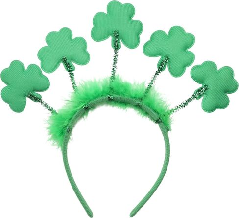 نيدزو شريط راس للحفلات التنكرية والحفلات ذات الطابع الخاص من كلوفر بوبر، لون اخضر لامع، مقاس واحد in Kuwait