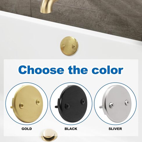 RP31556 Faucet Overflow Plate and Screws Replacement for Delta Compatible with RP293, RP391 and RP691 Bath Waste Assemblies,Silver in Kuwait