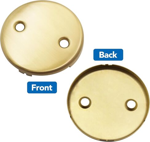 RP31556 Faucet Overflow Plate and Screws Replacement for Delta Compatible with RP293, RP391 and RP691 Bath Waste Assemblies,Silver in Kuwait