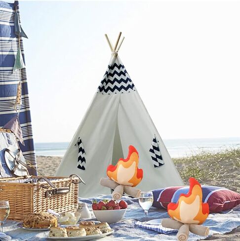 Fun Campfire Plush, Simulation Flame Plush Toys, Outdoor Camping Room Decoration, Suitable for Boys and Girls Christmas, Birthday Surprise Gift (Small) in Saudi Arabia