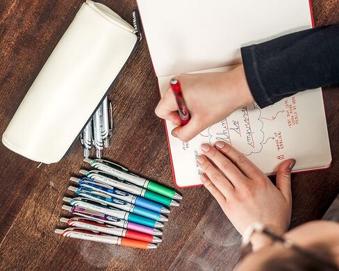 Pentel EnerGel Xm 0.7mm Rollerball - Grey in Kuwait