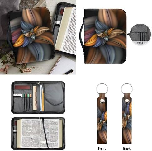 Bible Covers Casual Handbags Carrying Case Church Tote Bag with Keychain Bible Office Supplies Bible Journaling Bag in Saudi Arabia