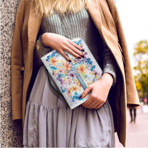 Bible Covers Casual Handbags Carrying Case Church Tote Bag with Keychain Bible Office Supplies Bible Journaling Bag in Saudi Arabia