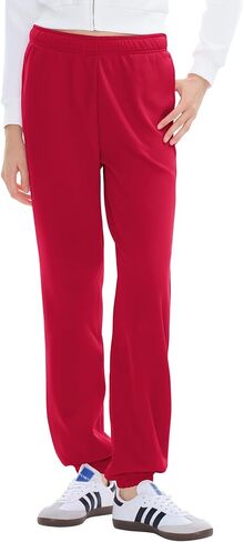 PUMIEY Women’s High Waisted Sweatpants Fleece Baggy Sweat Pants Y2K Lounge Joggers Pants Three-No Collection in Kuwait