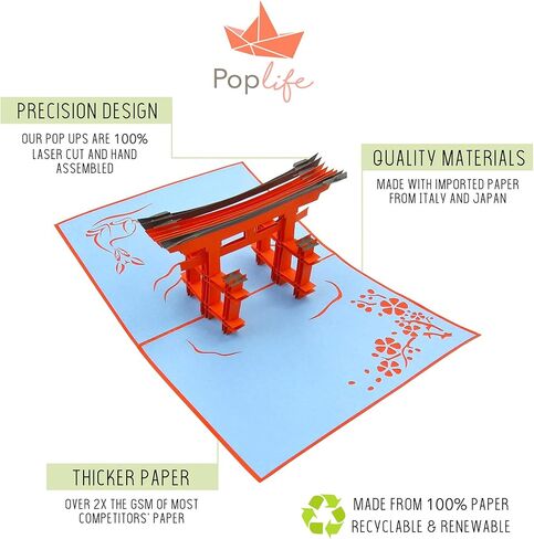 بطاقة poplife® اليابانية Zen Garden 3D المنبثقة - أرسل لك بطاقة Zen الصغيرة الشكر ، احصل على ما يرام ، عيد الأم ، عيد الحب ، التعاطف ، مفاجأة للبستاني - لأمي ، أبي ، أخت ، جد in Kuwait