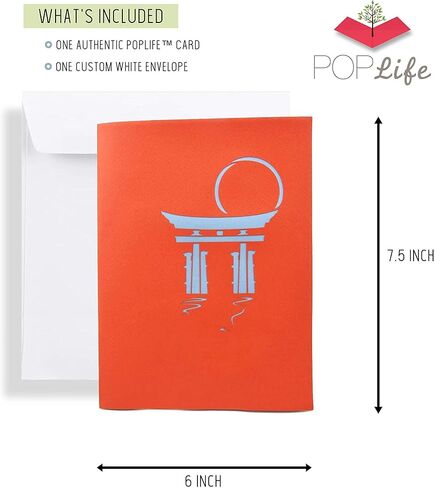 بطاقة poplife® اليابانية Zen Garden 3D المنبثقة - أرسل لك بطاقة Zen الصغيرة الشكر ، احصل على ما يرام ، عيد الأم ، عيد الحب ، التعاطف ، مفاجأة للبستاني - لأمي ، أبي ، أخت ، جد in Kuwait