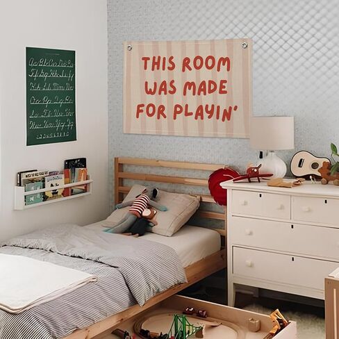See The Good Wall Decor, Vintage See The Good Sign Linen Banner, Trendy Linen Banner Wall Hanging Banner Flag in Kuwait