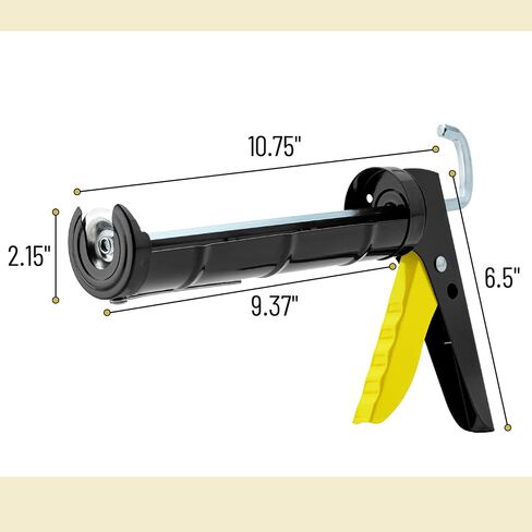 Bates- Caulking Gun, 10:1 Thrust Ratio, Green, Caulking Tool Gun, Caulk Gun No Drip, Hand Caulking Guns, Silicone Gun, Caulking Gun Tool, No Drip Caulk Gun, Caulk Guns, Caulking Gun Dripless in Saudi Arabia