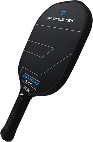 Paddletek Bantam ALW-C 14.3mm Pickleball Paddle - Unidirectional Carbon Fiber Pickleball Paddle with Polymer Honeycomb Core - USAPA Approved - 5.25 Inch Handle in Saudi Arabia