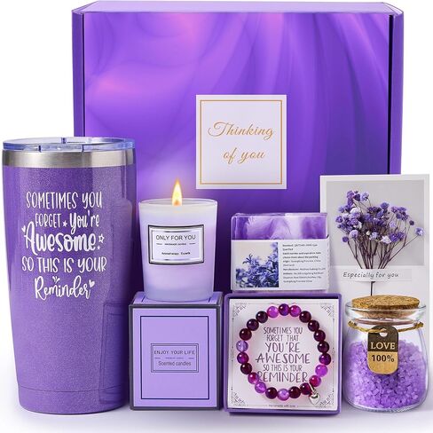 Birthday Gifts For Women, Happy Birthday Gift Basket Tumbler Relaxation Gifts For Women Mom Best Friend Sister Gifts, Mothers Day Gifts From Daughter, Christmas Gifts For Women Who Have Everything in Saudi Arabia