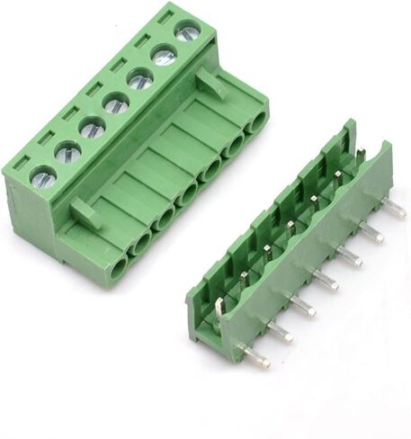 20 Sets 2-Pin 5.08mm Pitch Right Angle Male Female PCB Screw Terminal Block Kit in Saudi Arabia