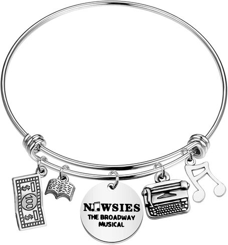 FAADBUK The Broadway Musical Inspired Charm Bracelet Broadway Musical Gift Musical Fan Gift Opening Night Gift in Saudi Arabia