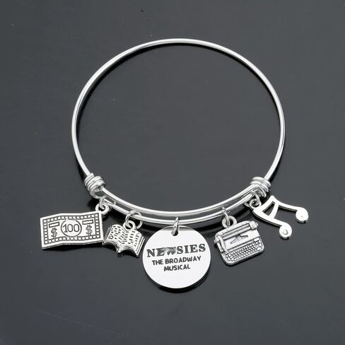 FAADBUK The Broadway Musical Inspired Charm Bracelet Broadway Musical Gift Musical Fan Gift Opening Night Gift in Saudi Arabia