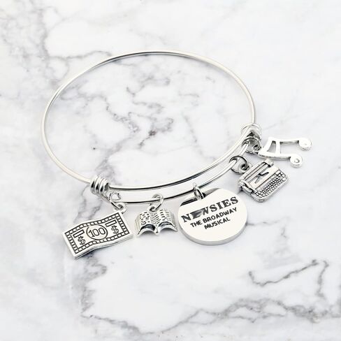 FAADBUK The Broadway Musical Inspired Charm Bracelet Broadway Musical Gift Musical Fan Gift Opening Night Gift in Saudi Arabia