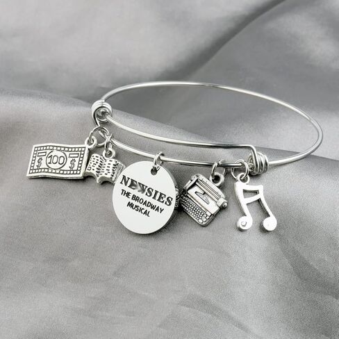 FAADBUK The Broadway Musical Inspired Charm Bracelet Broadway Musical Gift Musical Fan Gift Opening Night Gift in Saudi Arabia