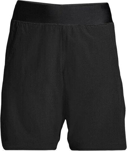 Lands' End Womens Comfort Waist 9in Board Short New Black Regular 16 in Kuwait
