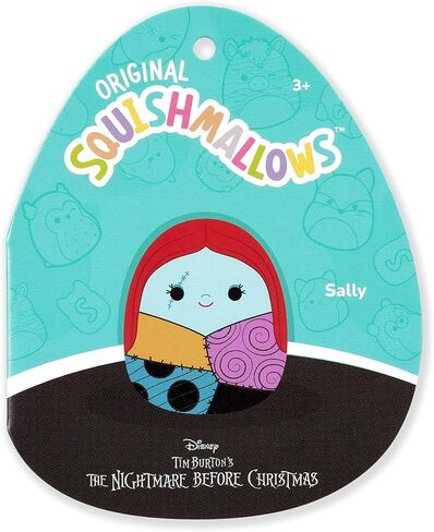 Squishmallows Original 3.5in Disney Jack Skellington and Sally Clip 2-Pack-Jazwares Plush الرسمية in Kuwait