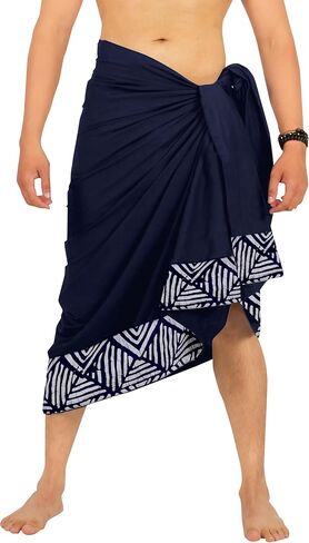 Happy Bay Men's Beachwear Pareo Wrap Summer Sarong in Kuwait