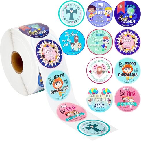 1000 Pieces Holiday Stickers for Kids Classroom, Christmas Stickers Roll for Crafts, Scrapbooking (1.5 in) in Saudi Arabia