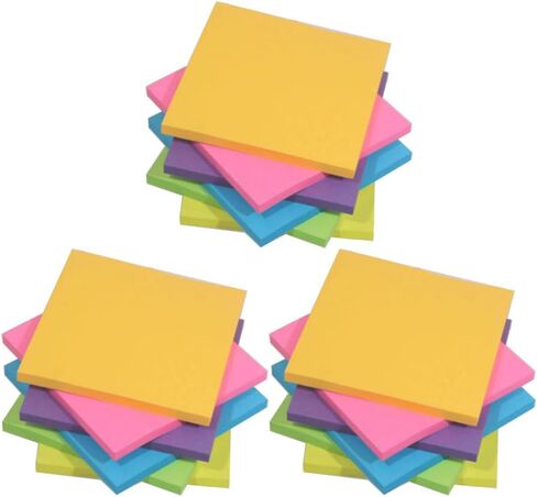Sticky Notes 3x3 Inches,Self-Stick Note Pads,Sticky Notes tabs for Home, Office, School,Notebook (6) in Saudi Arabia
