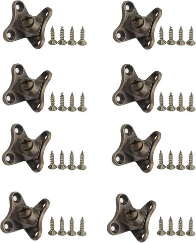 12pcs Removable Corner Brace Butterfly Shape Support Connector Bracket Alternative to Right-Angle L Shape Corner Brace, Electroplating Process Corner Code Metal Brackets for Wood, Furniture, Silver in Kuwait