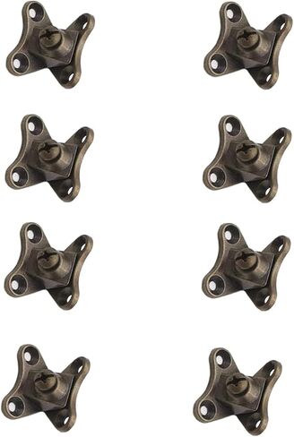 12pcs Removable Corner Brace Butterfly Shape Support Connector Bracket Alternative to Right-Angle L Shape Corner Brace, Electroplating Process Corner Code Metal Brackets for Wood, Furniture, Silver in Kuwait