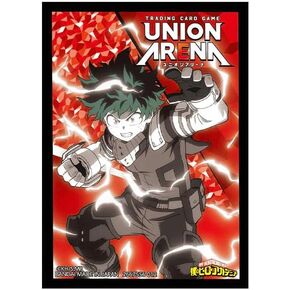 Bandai: Union Arena My Hero Academia Deku Official 60ct Card Sleeves