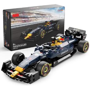 مرخص رسميًا 1:24 مقياس Red Bull F1 RB19 Race Car Model Kit - 333 Piece Formula 1 SPORTIMAL SPORTS CARTRING GIFT للأطفال والكبار الذين تتراوح أعمارهم بين 6+