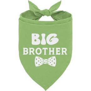 Big Brother Dog Bandana ، إعلان حمل الكلب ، هدية لمحبي الكلاب ، الكلب باندانا للكلاب الصغيرة الكبيرة ، الكلاب الأزرق الداكن ، قميص الكلب الأخ الكبير ، وشاح الكلاب (A9)