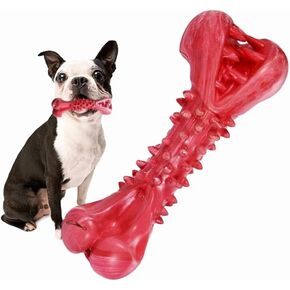 الكلاب مضغ عصا toydog العظم joldingbump designtooth تنظيف المطاط الطبيعي آمن ، غير سامة ومقاومة لدغة مناسبة لذوق الطعام الصغيرة والمتوسطة والكبيرة (كبيرة)