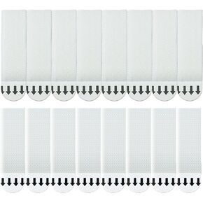Picture Hanging Strips,20-Pairs (40 Strips) Sticky Picture Hangers for Walls for Frame and Christmas Decorations Etc,Removable Damage Free,Hanging Pictures Without Nail