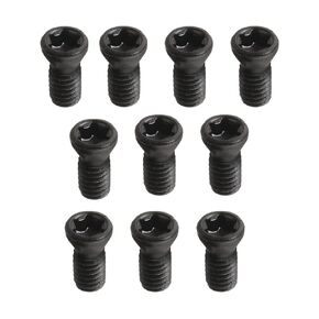 Utoolmart M2.5 x 8mm 12.9 Carbon Steel Torx Head Socket Head Cap Screws Bolt Black 10Pcs