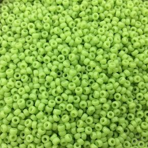 chartruese apaque miyuki 11/0 Rocailles Glass Seed Beads 24 Grams