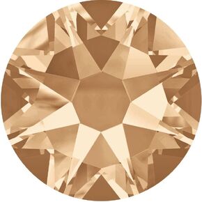 36 PCS Crystal Golden Shadow (001 GSHA) Gold Brown Crystal Austria 2088 Xirius 30SS Backs Flat Rainestons Round 6.4mm SS30 DIY DEY BLING ROUND
